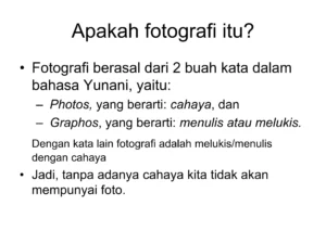 Dasar-Dasar Fotografi untuk Pemula: Memulai Perjalanan Visual Anda