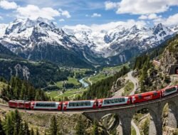 Rekomendasi Jalur Kereta Api Paling Indah Menembus Pegunungan Alpen Di Swiss